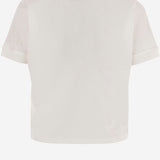 T-SHIRT IN COTONE STRETCH IN LOGO 1023694 1A178881W000 VERSACE 