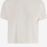 T-SHIRT IN COTONE STRETCH IN LOGO 1023694 1A178881W000 VERSACE 