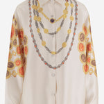 CAMICIA IN TWILL DI SETA CON STAMPA 1024221 1A180075K920 VERSACE 
