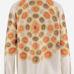 CAMICIA IN TWILL DI SETA CON STAMPA 1024221 1A180075K920 VERSACE 