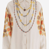 CAMICIA IN TWILL DI SETA CON STAMPA 1024221 1A180075K920 VERSACE 