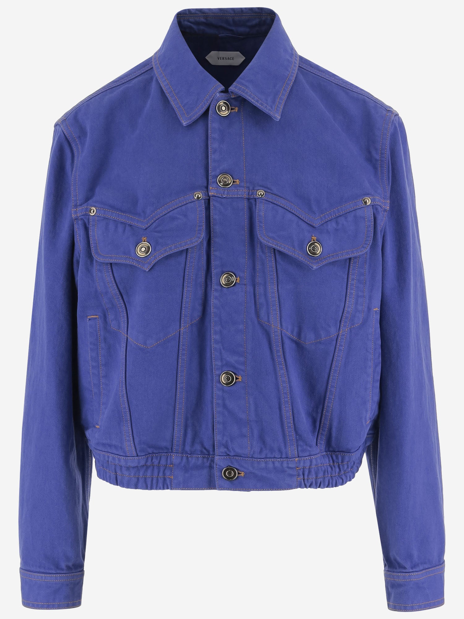 GIACCA IN DENIM DI COTONE 1024527 1A178711DB10 VERSACE 