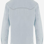 CAMICIA IN DENIM CHAMBRAY 1024560 1A178721DA50 VERSACE 