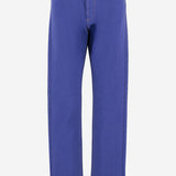 JEANS IN COTONE A GAMBA DRITTA 1024569 1A178711DB10 VERSACE 