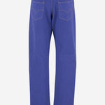 JEANS IN COTONE A GAMBA DRITTA 1024569 1A178711DB10 VERSACE 