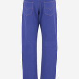 JEANS IN COTONE A GAMBA DRITTA 1024569 1A178711DB10 VERSACE 