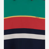 MAGLIA POLO IN COTONE A RIGHE 1024580 1A178906G870 VERSACE 
