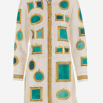 ABITO IN TWILL DI SETA CON STAMPA 1024659 1A17955K940 VERSACE 
