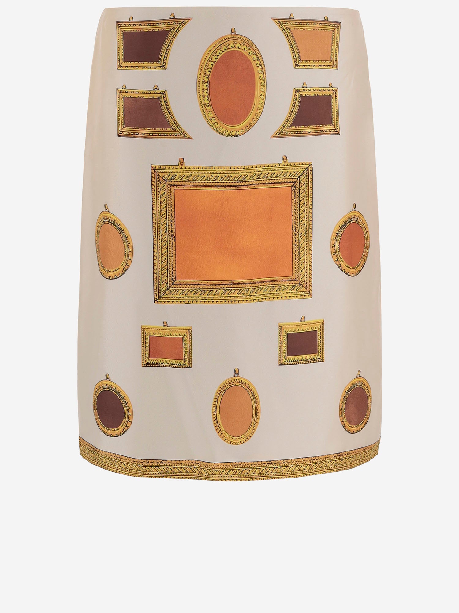 GONNA IN SETA CON STAMPA 1024690 1A179515K920 VERSACE 