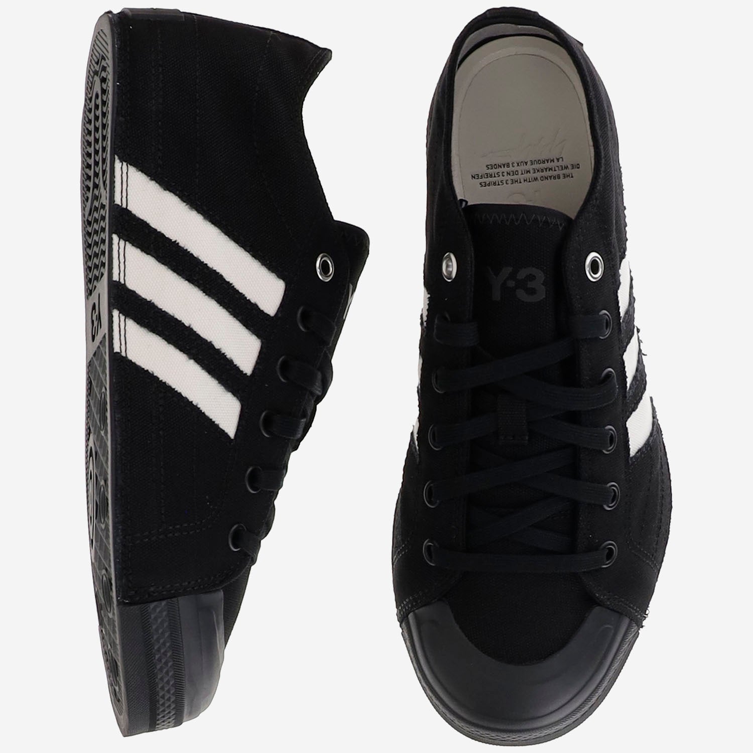 SNEAKERS Y-3 NIZZA LO KK3709 BLACKBLACKOWHITE ADIDAS Y3 