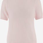 Maglia A MANICHE CORTE IN CASHMERE 26211132 60 ALLUDE 