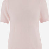 Maglia A MANICHE CORTE IN CASHMERE 26211132 60 ALLUDE 