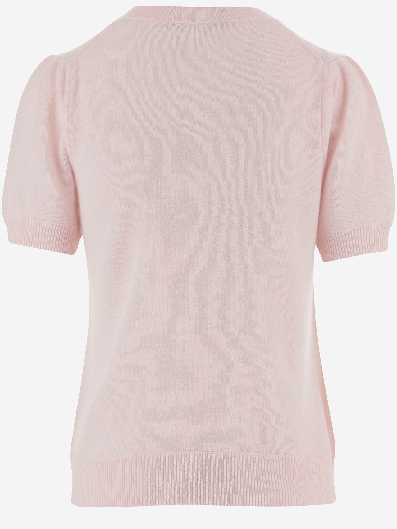 Maglia A MANICHE CORTE IN CASHMERE 26211132 60 ALLUDE 