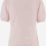 Maglia A MANICHE CORTE IN CASHMERE 26211132 60 ALLUDE 