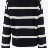 MAGLIONE A RIGHE  IN CASHMERE 26217023 1440 ALLUDE 