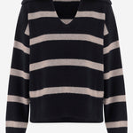 MAGLIA A RIGHE IN LANA E CASHMERE 26217023 1446 ALLUDE 