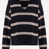 MAGLIA A RIGHE IN LANA E CASHMERE 26217023 1446 ALLUDE 