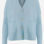 CARDIGAN IN LANA E CASHMERE 26217740 10 ALLUDE 