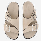 SANDALI ALBA IN PELLE SCAMOSCIATA S101185 01 ALOHAS 
