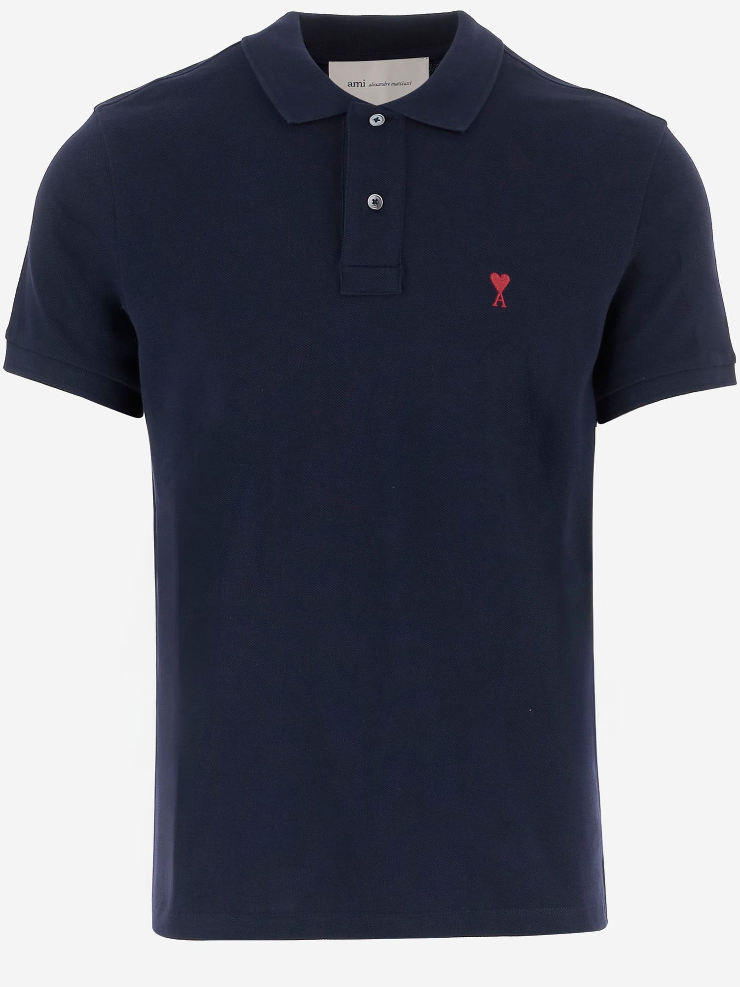 POLO IN COTONE CON LOGO BFUPL001760 430 AMI 