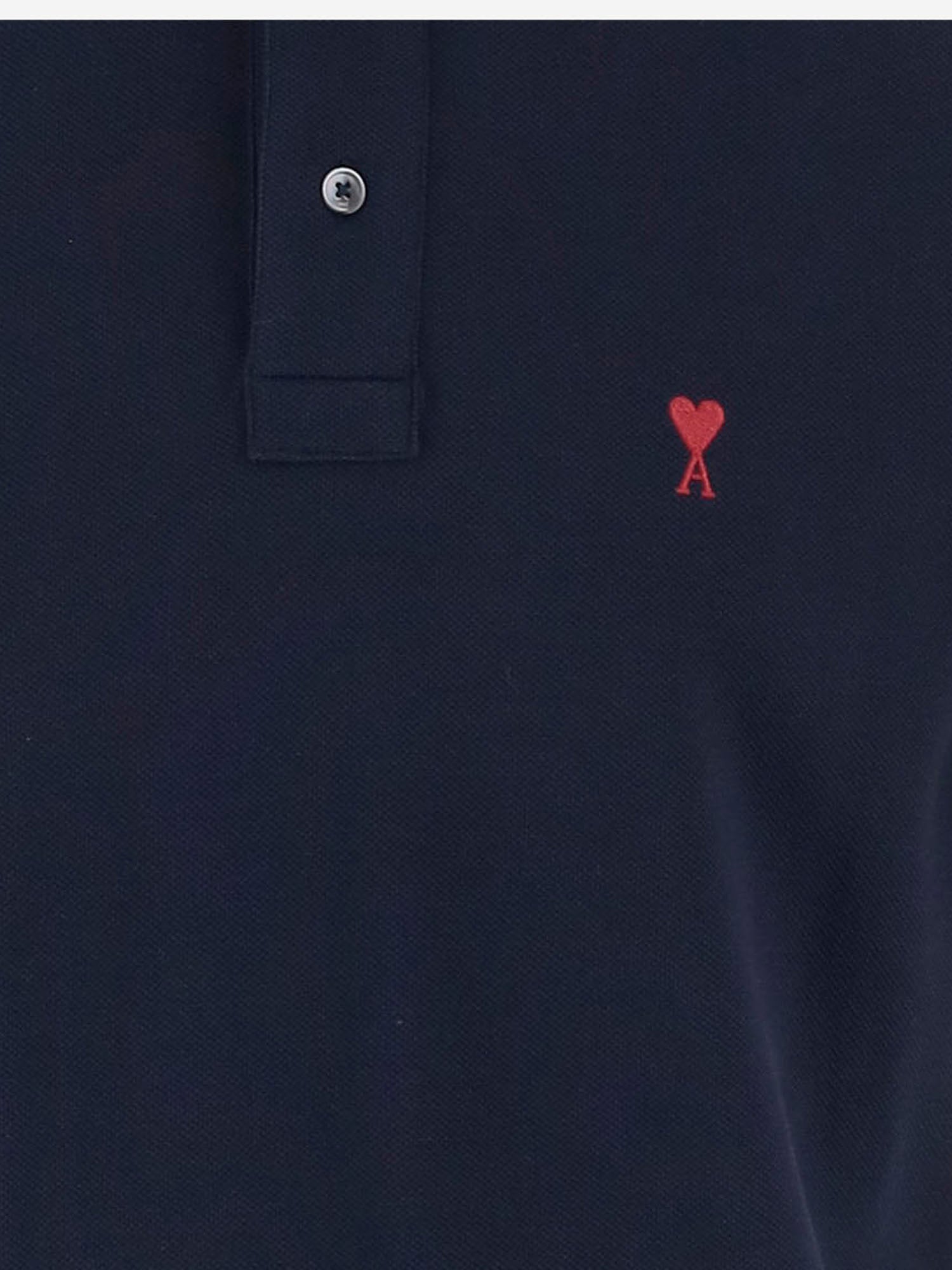 POLO IN COTONE CON LOGO BFUPL001760 430 AMI 