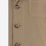 GIACCA IN COTONE CON BOTTONI FJK883CO0132 A036 AMI 