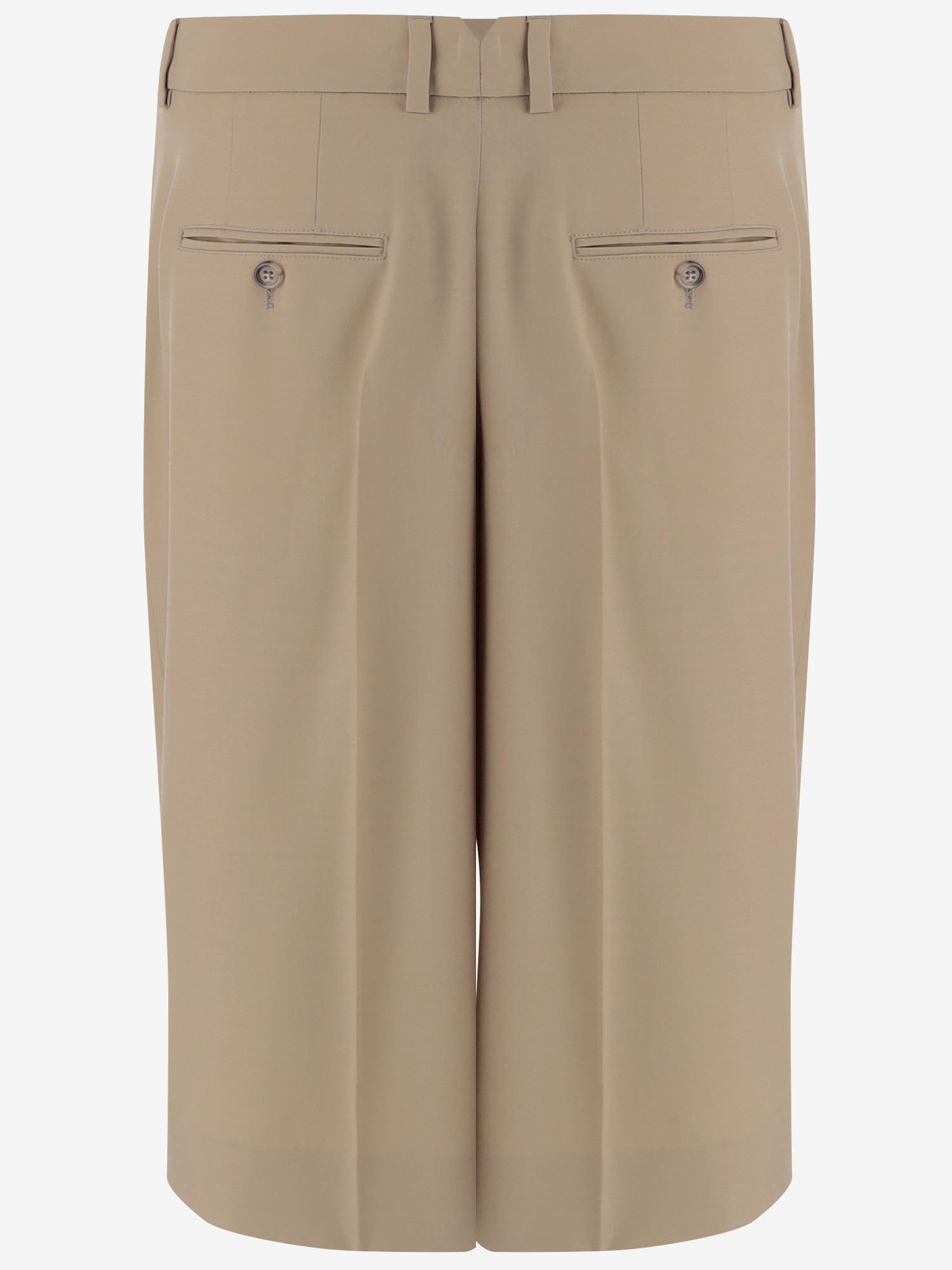PANTALONI CORTI IN LANA FSO827WV0194 A036 AMI 