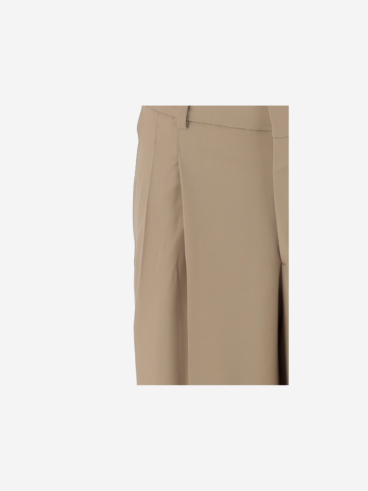 PANTALONI CORTI IN LANA FSO827WV0194 A036 AMI 