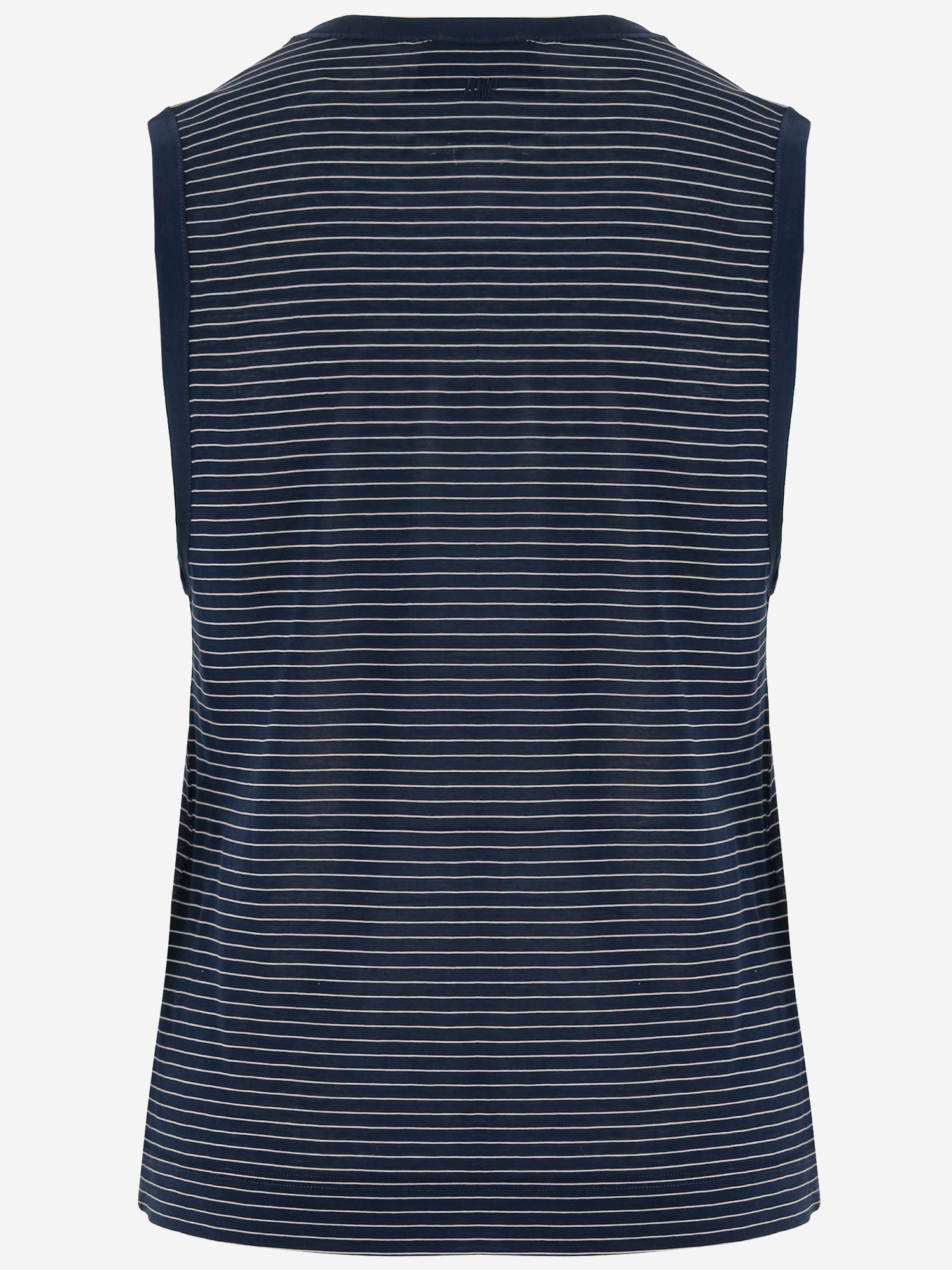 TOP IN COTONE CON MOTIVO A RIGHE FTP818JE0212 A044 AMI 