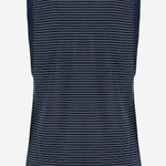 TOP IN COTONE CON MOTIVO A RIGHE FTP818JE0212 A044 AMI 