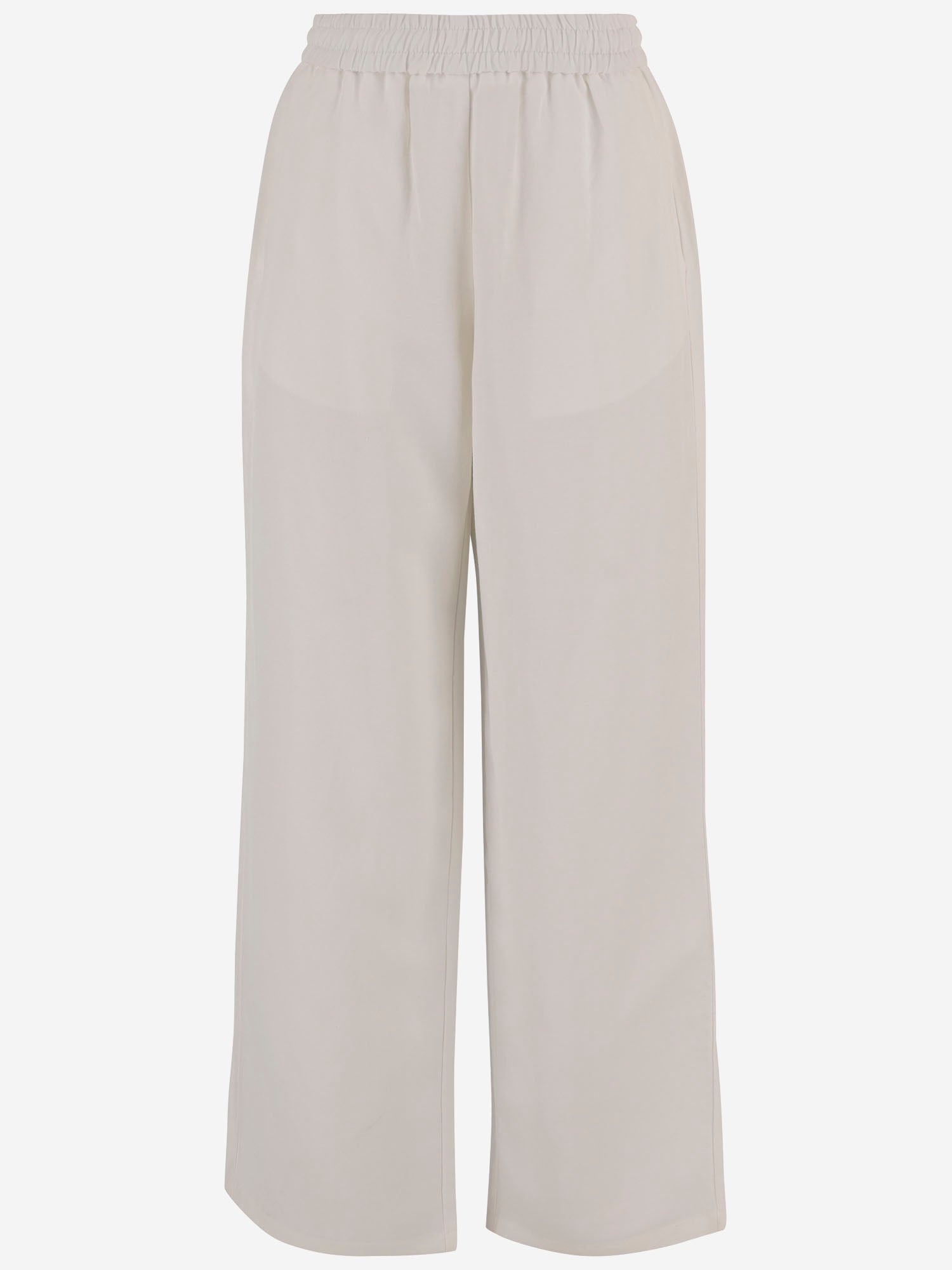 PANTALONI IN MISTO LINO CON ELASTICO IN VITA FTR868VI0052 136 AMI 