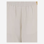 PANTALONI IN MISTO LINO CON ELASTICO IN VITA FTR868VI0052 136 AMI 