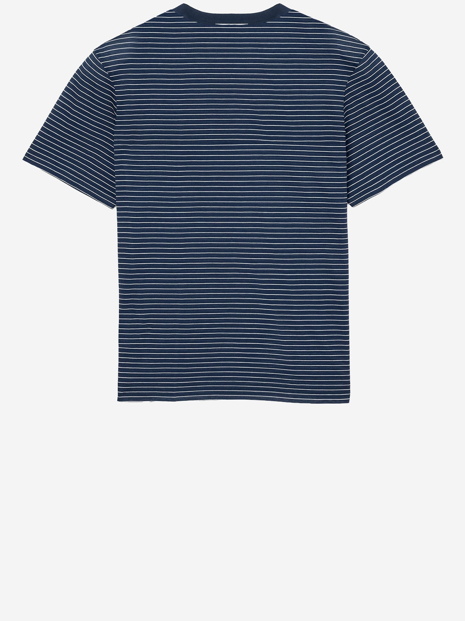 T-SHIRT IN COTONE A RIGHE FTS373JE0212 A044 AMI 