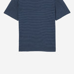T-SHIRT IN COTONE A RIGHE FTS373JE0212 A044 AMI 