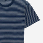 T-SHIRT IN COTONE A RIGHE FTS373JE0212 A044 AMI 