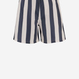 SHORTS DA BAGNO LUNGHI A RIGHE HBW316AW0027 A027 AMI 