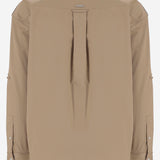 CAMICIA SAHARIENNE IN COTONE HSH814CO0214 A036 AMI 
