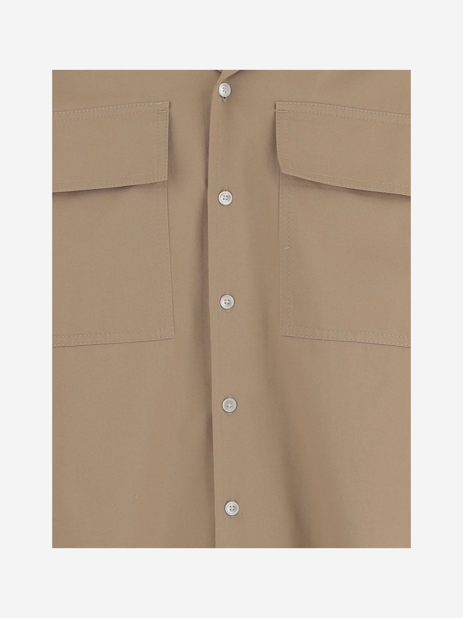 CAMICIA SAHARIENNE IN COTONE HSH814CO0214 A036 AMI 