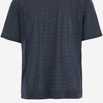 T-SHIRT IN COTONE CON MOTIVO A RIGHE HTS367JE0212 A044 AMI 