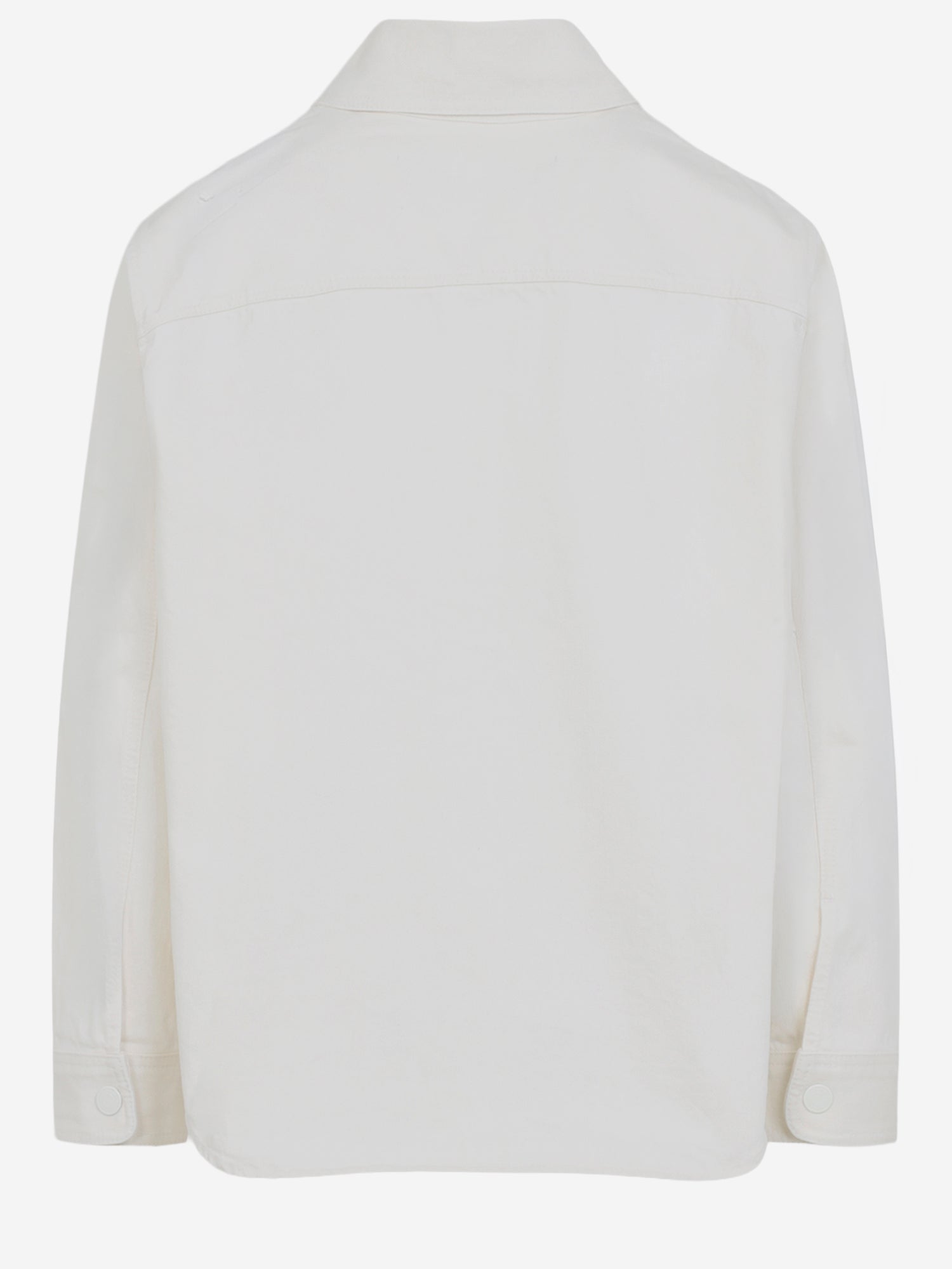 CAMICIA IN COTONE CON RICAMO LOGO UJK897DE0126 136 AMI 