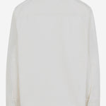 CAMICIA IN COTONE CON RICAMO LOGO UJK897DE0126 136 AMI 