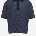 POLO AMI DE COEUR IN COTONE A RIGHE UPL422JE0212 A044 AMI 