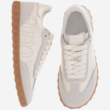 SNEAKERS IN PELLE CON LOGO USN508AL0126 100 AMI 