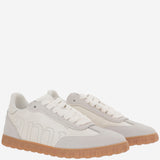 SNEAKERS IN PELLE CON LOGO USN508AL0126 100 AMI 