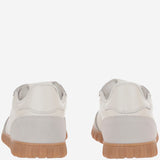 SNEAKERS IN PELLE CON LOGO USN508AL0126 100 AMI 