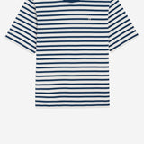 T-SHIRT IN COTONE A RIGHE UTS374JE0210 A044 AMI 