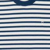 T-SHIRT IN COTONE A RIGHE UTS374JE0210 A044 AMI 