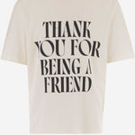 T-SHIRT IN COTONE CON STAMPA UTS384726 136 AMI 