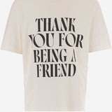 T-SHIRT IN COTONE CON STAMPA UTS384726 136 AMI 