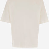 T-SHIRT IN COTONE CON STAMPA AMI PARIS HERITAGE UTS385726 136 AMI 